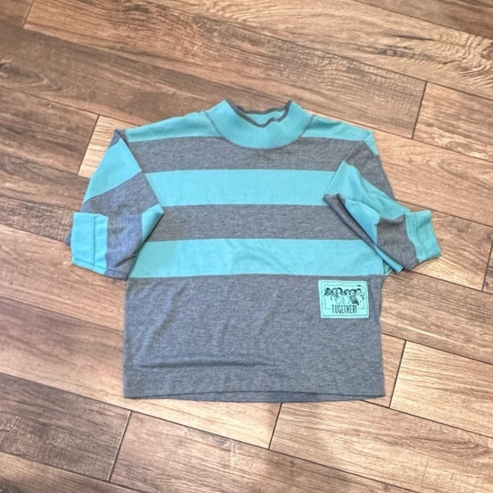 Vintage TOGETHER! Pull Over Striped Top